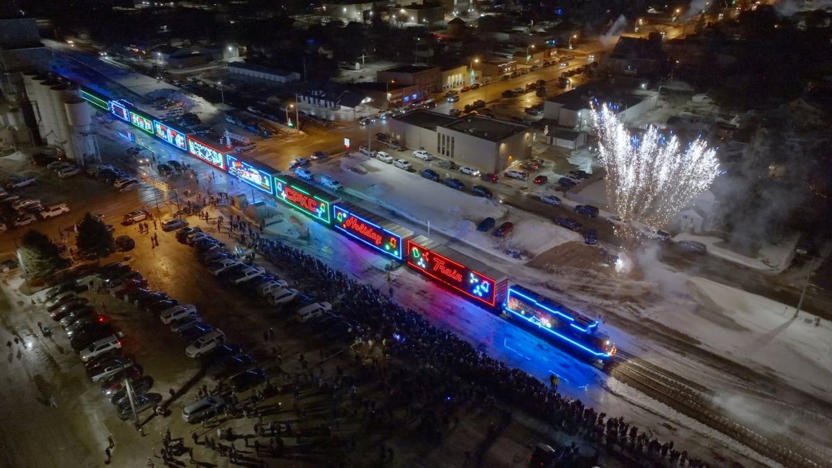 Holiday Train and Fireworks